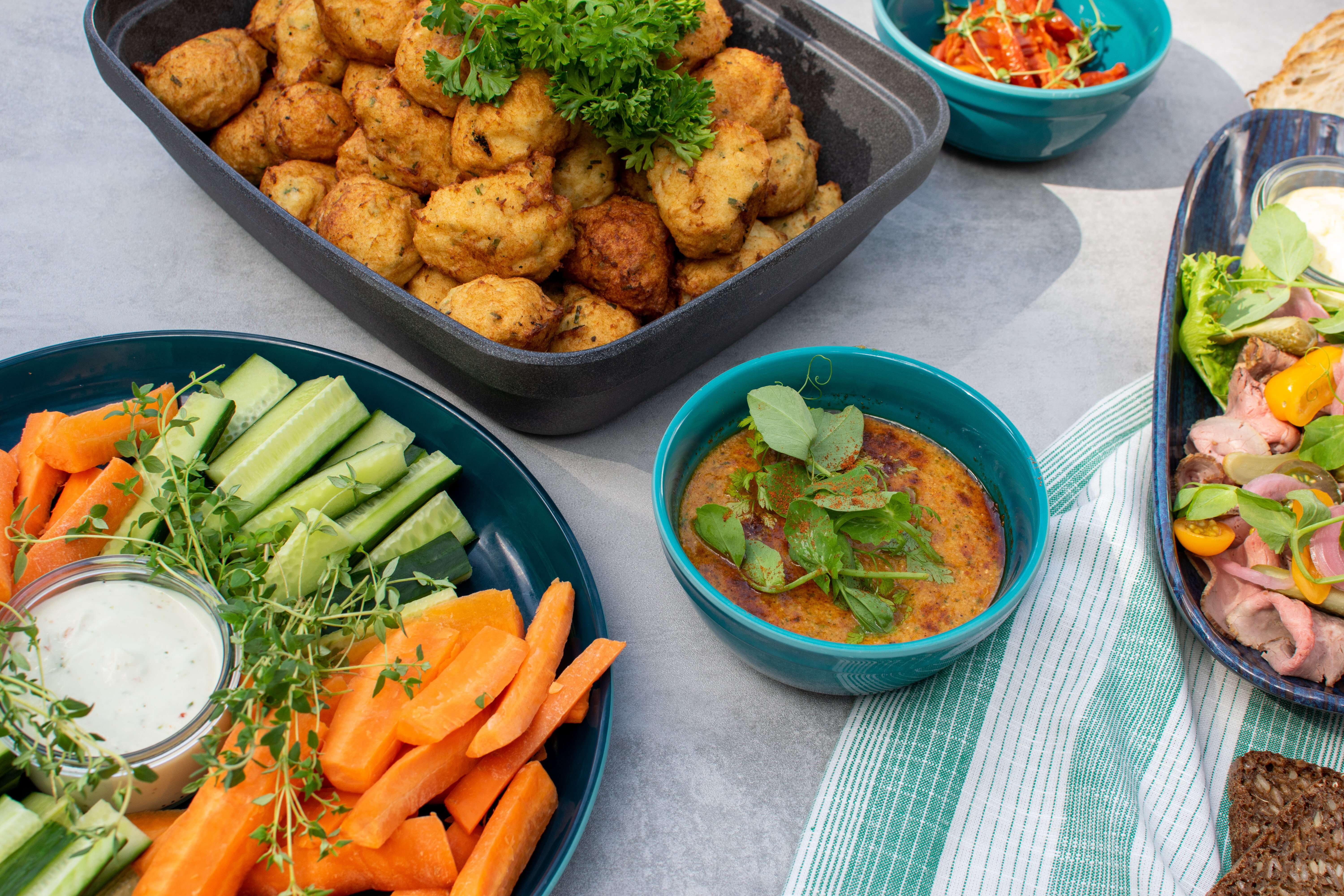 König Gourmet ApS - Lun ret, crudite og tilbehør