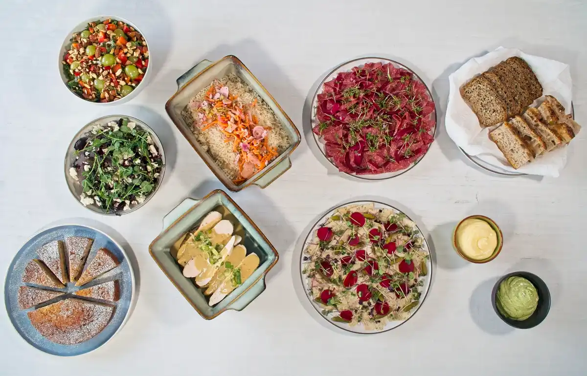 Spis Pænt - Eksempel på vores økologiske frokostbuffet