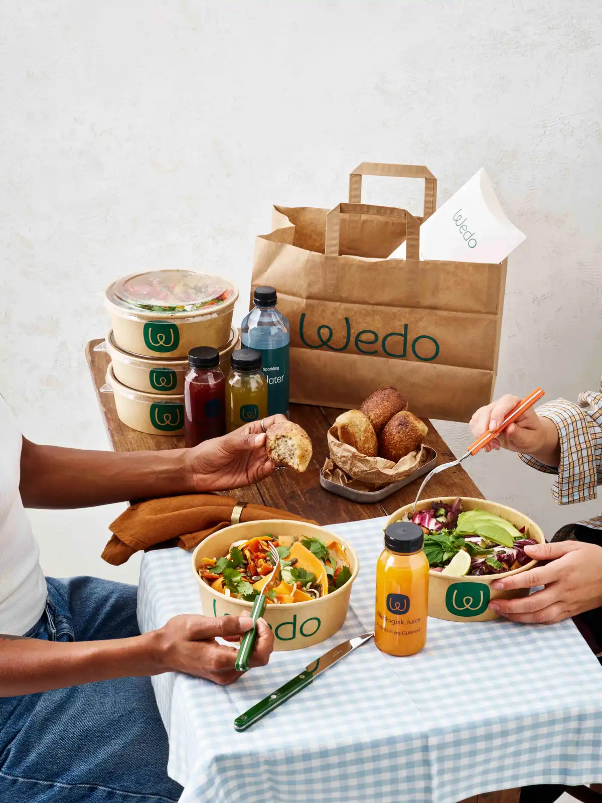 Wedogreens ApS - Salaterne er portionsanrettet og klar til at spise med det samme